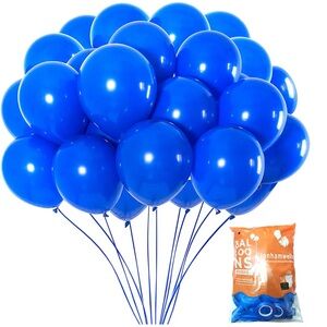 💜Jonhamwelbor Royal Blue Balloons 100 Pack 12 inches